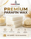 Premium Tam Rafine Parafin Wax Mum Hammaddesi 500 GR - Fabrikone