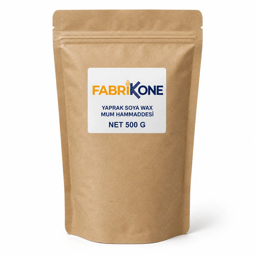 Fabrikone Yaprak Soya Wax 500 g kilitli kraft poşet ambalaj