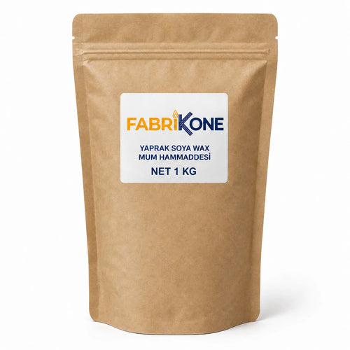 Fabrikone Yaprak Soya Wax 1 kg kilitli kraft poşet ambalaj