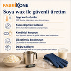 Soya wax güvenli kullanım ve saklama: sıcaklık kontrolü, kuru ekipman ve koruyucu eldiven