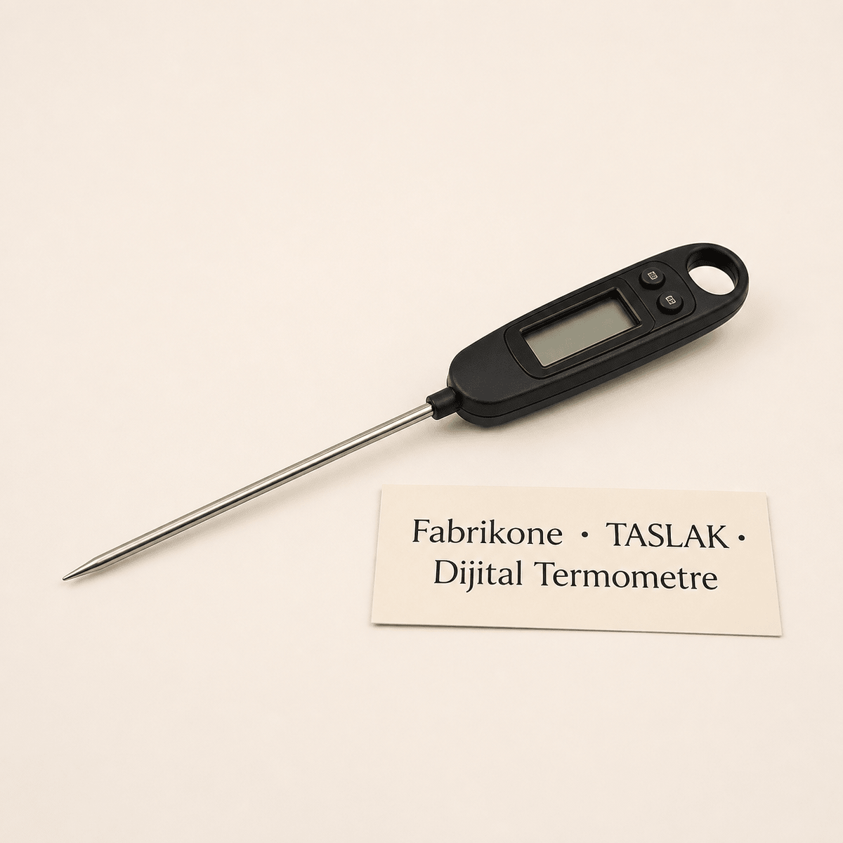 Dijital Mum Termometresi – Prob Isı Ölçer - Fabrikone