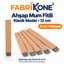 Ahşap mum fitili, klasik model, 12 cm uzunluk, 2 cm genişlik, sehpalı; başlangıç mum çap önerisi 8–9 cm