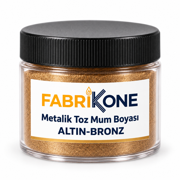 Altın-Bronz Metalik Toz Mum Boyası (5–100 g)