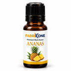 Fabrikone Ananas Premium Mum Esansı, 5, 10 ve 20 ml seçenekleri için amber cam şişe