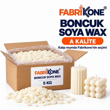 Doğal Boncuk Soya Wax A Kalite 5 kg – Mum Hammaddesi