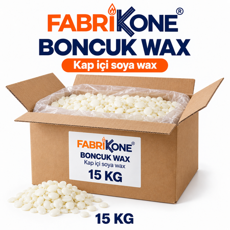 Doğal Boncuk Soya Wax A Kalite 15 kg – Mum Hammaddesi