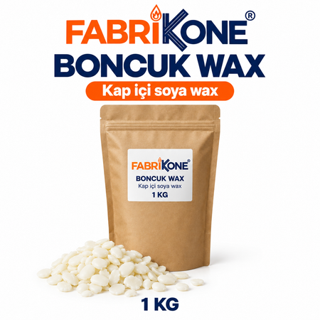 Doğal Boncuk Soya Wax A Kalite 1 kg – Mum Hammaddesi
