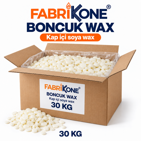 Doğal Boncuk Soya Wax A Kalite 30 kg – Mum Hammaddesi