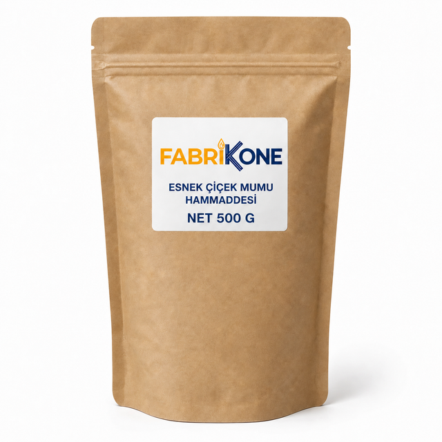 Esnek çiçek mumu hammaddesi 500 g — kraft poşet