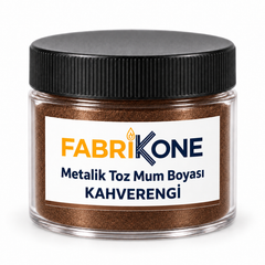 Kahverengi Metalik Toz Mum Boyası (5–100 g)