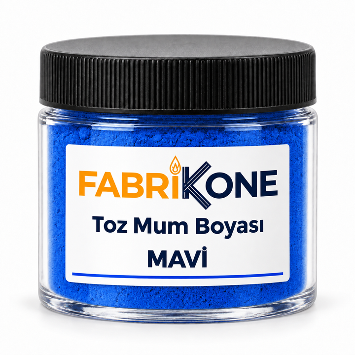 Mavi Toz Mum Boyası (5–100 g)