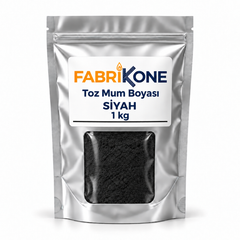 Siyah Toz Mum Boyası - 1 kg
