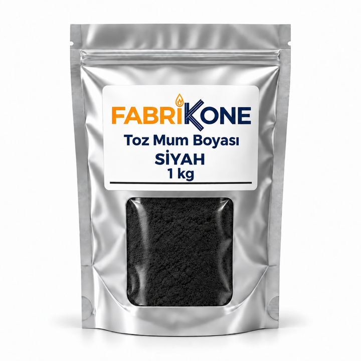 Siyah Toz Mum Boyası - 1 kg