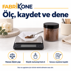 Toz mum boyasında hassas ölçüm ve küçük numune denemesi