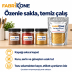 Toz mum boyasını saklama ve temiz çalışma bilgileri