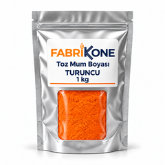 Turuncu Toz Mum Boyası - 1 kg