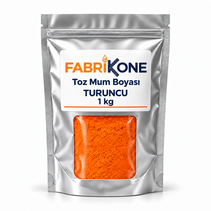 Turuncu Toz Mum Boyası - 1 kg