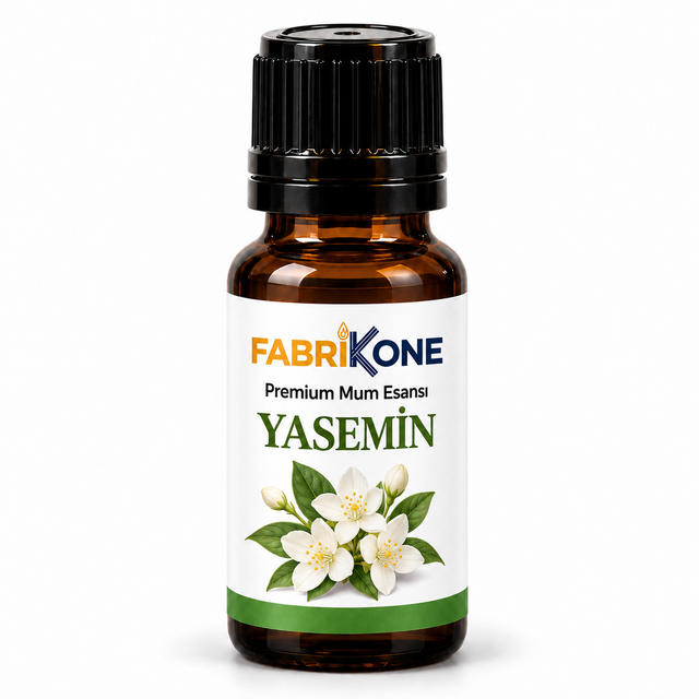 Fabrikone Yasemin Premium Mum Esansı, 5, 10 ve 20 ml seçenekleri için amber cam şişe