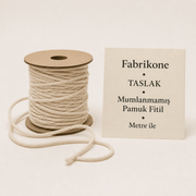 Mumlanmamış Pamuk Mum Fitili – Metre ile