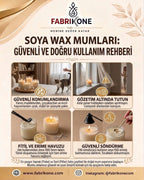 Premium Yaprak Soya Wax Mum Hammaddesi 15 KG - Fabrikone